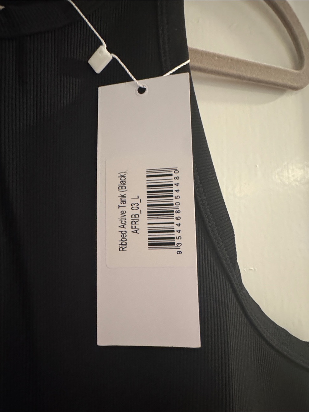ALLFENIX NWT Ribbed Active Tank in Black | Size Large - Picture 2 of 7